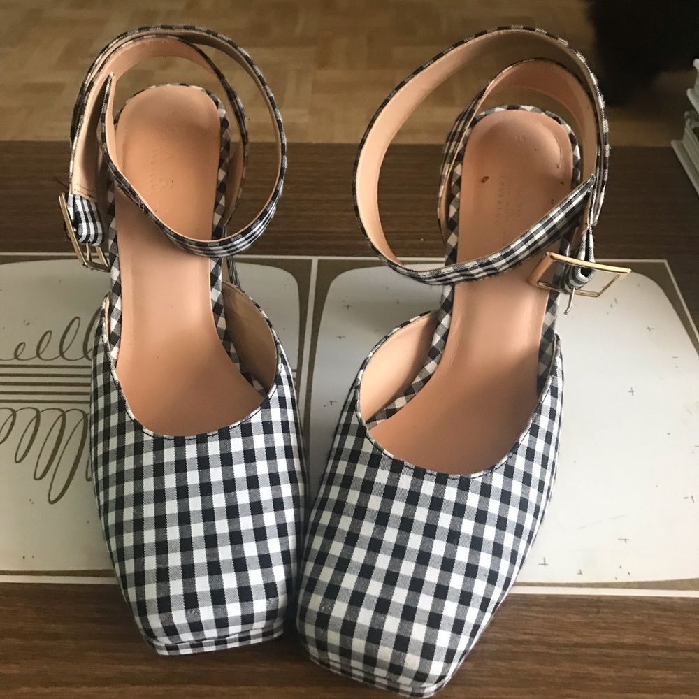 Brand new gingham ASOS PLATFORMS